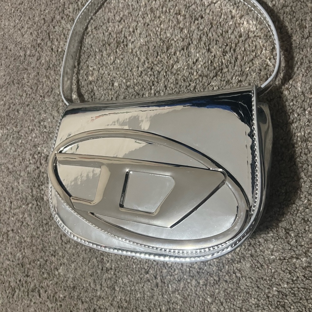Diesel silver purse